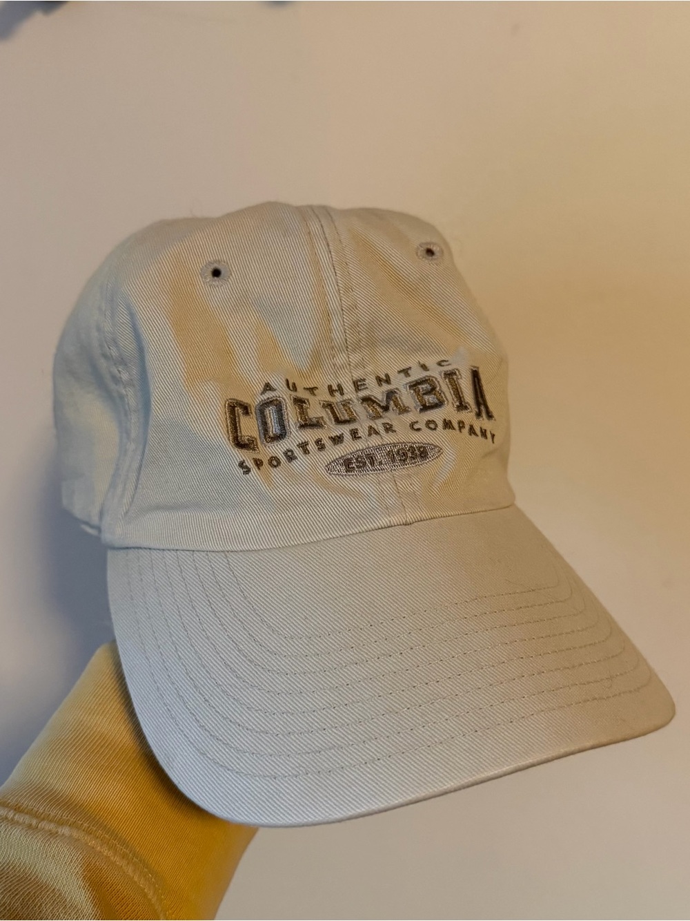 Columbia Tan Adjustable Baseball Cap